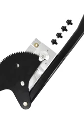 ACP Door Window Regulator Front Driver Side Black Steel for 1963-1965 Ford Falcon, Mercury Comet                                     - FC-BW002L - Image 3