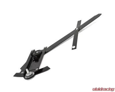 ACP Door Window Regulator for 1966-1967 Ford Fairlane Passenger Side, Steel Black Finish - FL-BW061R