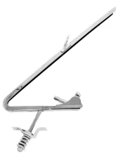 ACP Vent Window Glass Frame With Chrome Handle Driver Side FM-BVW01BL                                     - FM-BVW01BL - Image 3