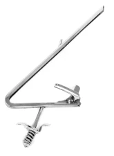 ACP Vent Window Glass Frame With Chrome Handle Passenger Side FM-BVW01BR                                     - FM-BVW01BR - Image 4