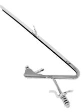 ACP Vent Window Glass Frame With Chrome Handle Passenger Side FM-BVW01BR                                     - FM-BVW01BR - Image 3