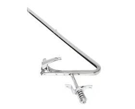 ACP Vent Window Glass Frame With Chrome Handle Driver Side FM-BVW03BL