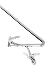 ACP Vent Window Glass Frame With Chrome Handle Driver Side FM-BVW03BL                                     - FM-BVW03BL - Image 2