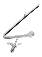 ACP Vent Window Glass Frame With Chrome Handle Driver Side FM-BVW03BL                                     - FM-BVW03BL - Image 3