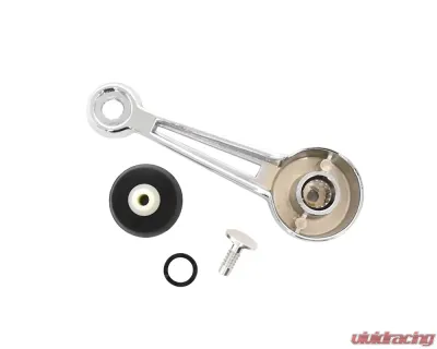 ACP Door & Quarter Window Handle With Black Knob Standard Driver or Passenger Side FM-BW014K - FM-BW014K