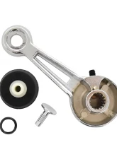 ACP Quarter Window Handle with Black Knob for Ford 1968-1970 Models, Chrome Finish                                     - FM-BW016A - Image 4