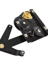 ACP Quarter Window Regulator Driver Side Steel Black for 1968 Ford Mustang Mercury Cougar                                     - FM-BW019A - Image 2