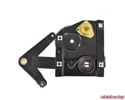 ACP Quarter Window Regulator Driver Side Steel Black for 1968 Ford Mustang Mercury Cougar - FM-BW019A