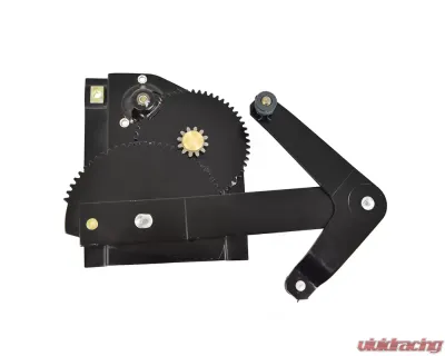 ACP Quarter Window Regulator Driver Side Steel Black for 1968 Ford Mustang Mercury Cougar - FM-BW019A