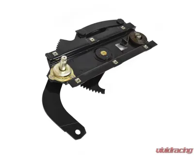 ACP Quarter Window Regulator Driver Side Steel Black for Ford Mustang 1971-1973, Mercury Cougar 1971-1973 - FM-BW021A