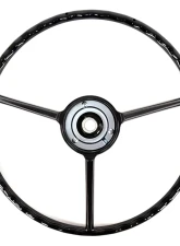 ACP Steering Wheel 3-Spoke Black FP-ES018                                     - FP-ES018 - Image 3