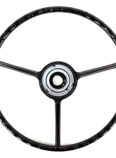 ACP Steering Wheel 3-Spoke Black FP-ES018                                     - FP-ES018 - Image 4