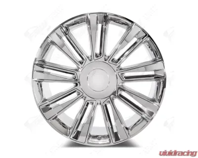 FSW Diamond Style - F008 Wheel 24x9.5 6x139.7 +24mm Chrome/Chrome Inserts - F008249577+24