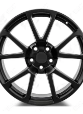 FSW V Style - F011 Wheel 20x8.5 5x120 35mm Satin Black                                     - F011208521+35 - Image 3