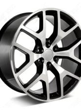 FSW Premium Style - F029 Wheel 24x10 6x139.7 31mm Machined Face/Black Outline                                     - F029241077+31 - Image 3