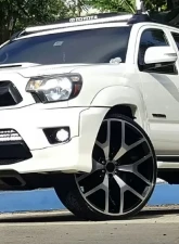 FSW Premium Style - F029 Wheel 24x10 6x139.7 31mm Machined Face/Black Outline                                     - F029241077+31 - Image 4