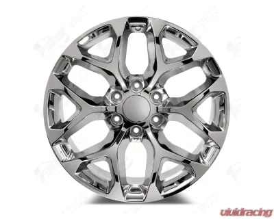 FSW Snowflake Style - F041 Wheel 22x9 6x139.7 24mm Chrome - F041229077+24