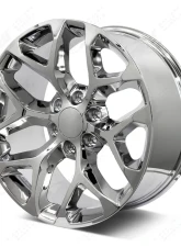 FSW Snowflake Style - F041 Wheel 22x9 6x139.7 24mm Chrome                                     - F041229077+24 - Image 2