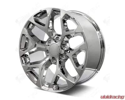 FSW Snowflake Style - F041 Wheel 22x9 6x139.7 24mm Chrome - F041229077+24
