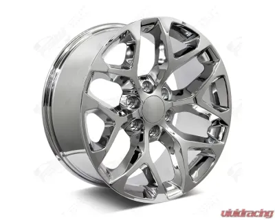 FSW Snowflake Style - F041 Wheel 22x9 6x139.7 24mm Chrome - F041229077+24