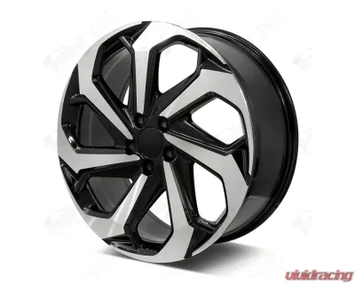 FSW LX Sport Style - F066 Wheel 17x7.5 5x114.3 55mm Machined Face/Black Outline - F066177565+55