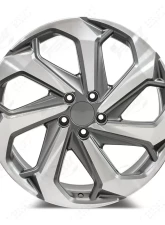 FSW LX Sport Style - F067 Wheel 20x8 5x114.3 48mm Machined Face/Gunmetal Outline                                     - F067208065+48 - Image 6