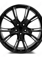 FSW SR-10 Style - F077 Wheel 22x9.5 5x127 | 5x5 35mm Gloss Black                                     - F077229573+35 - Image 3
