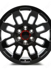 FSW Pro Style - F086 Wheel 20x9 6x139.7 0mm Gloss Black                                     - F086209077+0 - Image 5
