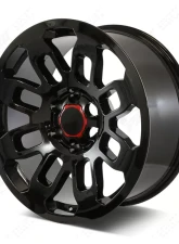 FSW Pro Style - F086 Wheel 20x9 6x139.7 0mm Gloss Black                                     - F086209077+0 - Image 2