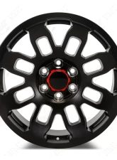 FSW Pro Style - F088 Wheel 17x8 6x139.7 0mm Satin Black                                     - F088178077+0 - Image 3