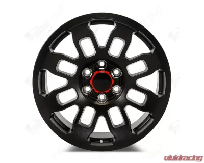 FSW Pro Style - F088 Wheel 17x8 6x139.7 0mm Satin Black - F088178077+0
