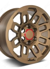 FSW Pro Style - F089 Wheel 17x8 6x139.7 0mm Matte Bronze                                     - F089178077+0 - Image 3
