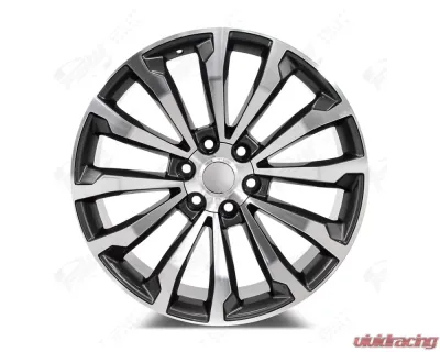 FSW Limited Style - F111 Wheel 24x9 6x139.7 25mm Machined Face/Gunmetal Outline - F111249077+25