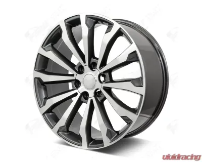 FSW Limited Style - F111 Wheel 24x9 6x139.7 25mm Machined Face/Gunmetal Outline - F111249077+25