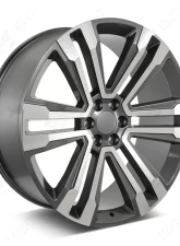 FSW SLT Style - F132 Wheel 24x10 6x139.7 31mm Machined Face/Gunmetal Outline                                     - F132241077+31 - Image 3