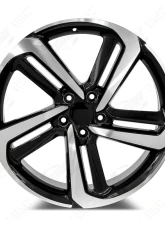 FSW EXL Style - F136 Wheel 20x8 5x114.3 48mm Machined Face/Black Outline                                     - F136208065+48 - Image 5