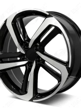 FSW EXL Style - F136 Wheel 20x8 5x114.3 48mm Machined Face/Black Outline                                     - F136208065+48 - Image 2