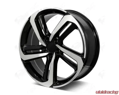 FSW EXL Style - F136 Wheel 20x8 5x114.3 48mm Machined Face/Black Outline - F136208065+48