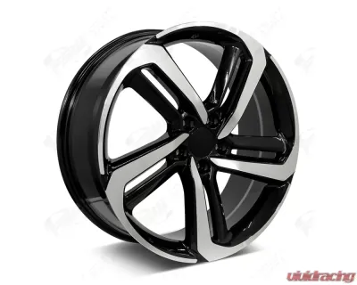 FSW EXL Style - F136 Wheel 20x8 5x114.3 48mm Machined Face/Black Outline - F136208065+48