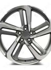 FSW EXL Style - F137 Wheel 19x8 5x114.3 55mm Machined Face/Gunmetal Outline                                     - F137198065+55 - Image 3