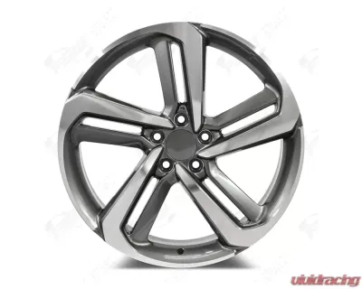 FSW EXL Style - F137 Wheel 19x8 5x114.3 55mm Machined Face/Gunmetal Outline - F137198065+55