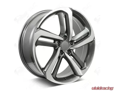 FSW EXL Style - F137 Wheel 19x8 5x114.3 55mm Machined Face/Gunmetal Outline - F137198065+55
