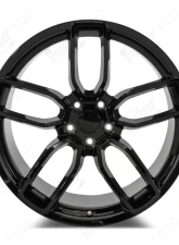FSW Flow Forged Hellcat Style - F147 Wheel 20x9.5 5x115 18mm Gloss Black                                     - F147209590+18 - Image 5