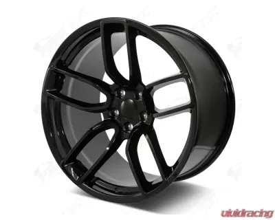 FSW Flow Forged Hellcat Style - F147 Wheel 20x9.5 5x115 18mm Gloss Black - F147209590+18