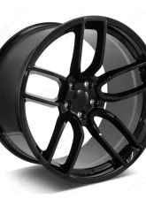 FSW Flow Forged Hellcat Style - F147 Wheel 20x9.5 5x115 18mm Gloss Black                                     - F147209590+18 - Image 3