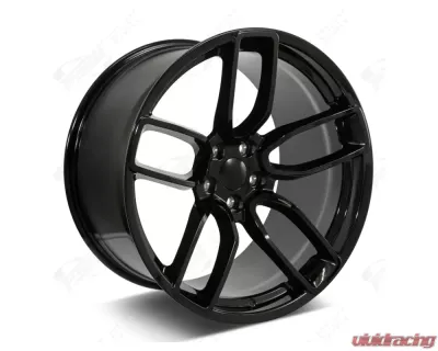 FSW Flow Forged Hellcat Style - F147 Wheel 20x9.5 5x115 18mm Gloss Black - F147209590+18