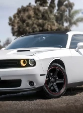 FSW Flow Forged Demon Style - F155 Wheel 20x10.5 5x115 25mm Satin Black/Red Pin Stripe                                     - F155200590+25 - Image 5