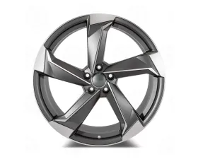 OE S5 Style - RA57 Wheel 20x9 5x112 35mm Machined Face Gunmetal Outline
