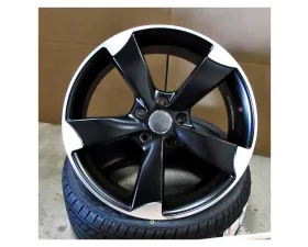 OE S5 Style - RA61 Wheel 18x8 5x112 45mm Machined Face Black Outline