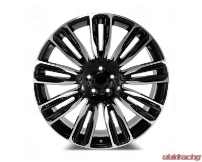 OE Velar Style - RL16 Wheel 22x9.5 5x120 48mm Machined Face Black Outline - RL16229521+48